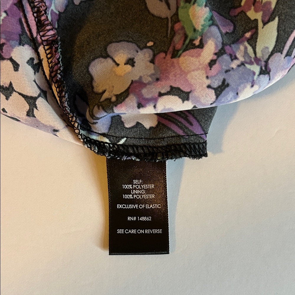 Torrid Multicolor Floral Camisole style Hi-Lo top - Picture 8 of 8